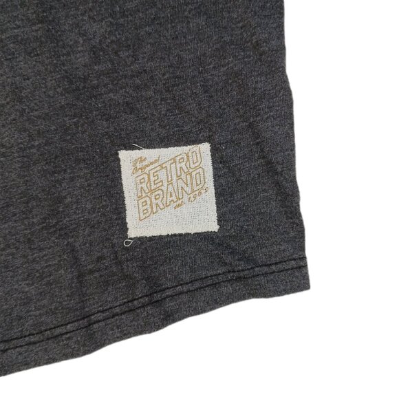 Retro Brand Vancouver Canucks Womens Small T Short Gray 3/4 Sleeve Vintage Style - Picture 7 of 7